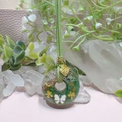 癒しのオルゴナイト❤️ストロベリークォーツ＋マザーオブパールのドーナツ型♡ 癒しのオルゴナイト❤️アマゾナイト＋ターコイズのドーナツ型