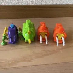 ⭐︎【ハッピーセット】 終売品 レトロ ヴィンテージ フィギュア 4つ カラフル