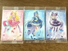 プリキュアカードウエハース11 キミとアイドルプリキュア3枚セット