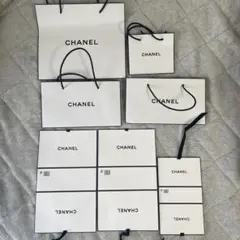 CHANEL ショップ袋 7枚セット ホワイト