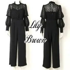 リリーブラウン　オケージョンロンパース　オーバーオール　サロペット　結婚式