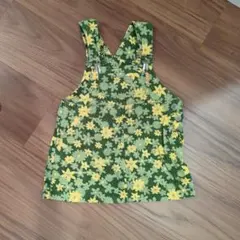 Bee-K's 花柄ジャンバースカート 80