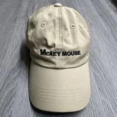 東京ディズニーリゾート販売品　Mickey Mouse ベージュキャップ