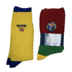 新品★ポロラルフローレン　厚手　紳士カジュアル靴下　25〜26cm 2足組