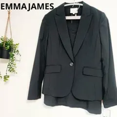 EMMA JAMES ブラックスーツ　春夏 ジャケット9号 スカート11号