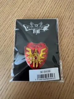 e-STORE購入特典 新品未開封　ドラゴンクエストⅠ＆Ⅱ ピンズ ロトの盾