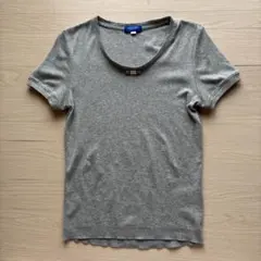 BLUE LABEL CRESTBRIDGE 半袖ニット 38 グレーのサムネイル