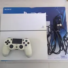 すぐ遊べる】PS4 本体 グレイシャー・ホワイト CUH-1200A ソフト2本