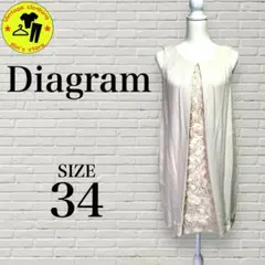 【Diagram】グレースコンチネンタル　パーティードレス　ワンピース　レース