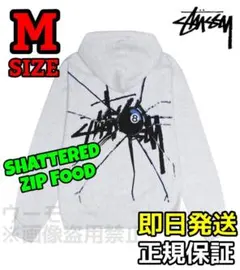 STUSSY SHATTERED ZIP HOODIE Mサイズ