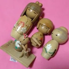 ◆卯三郎こけし　「花衣（レッド）」敷板、本体　名札　未使用品　レア 2025年最新】卯三郎 こけしの人気アイテム - メルカリ