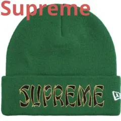 Supreme Tag Beanie Olive / Art Dealer - メルカリ