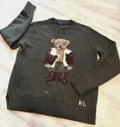 ポ*ー様 激レアRalph Lauren ラルフ Sハンドニット アニマル 犬 - メルカリ