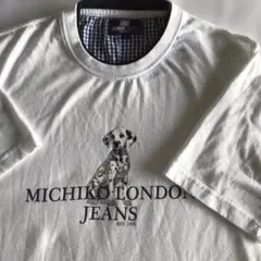 MICHIKO LONDON JEANS Tシャツ　ドッグ　ミチコロンドン　Lのサムネイル