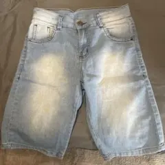 デニム ハーフパンツ ライトブルー
