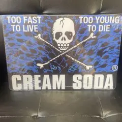 CREAM SODAスカルデザイン クリームソーダ看板 - メルカリ