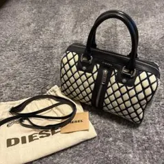 DIESEL ディーゼル　 2way キルティングボストンバッグ