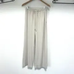 GU リブプルオンパンツ　ナチュラル