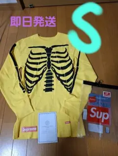 Supreme Hanes Bones thermal　イエロー　S　鑑定書付き