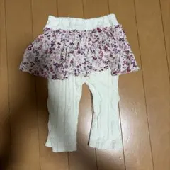 フラワープリント スカート付きレギンスのサムネイル