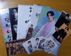 Snow Man　目黒蓮　クリアファイル　ましかくフォト　フォトセットまとめ売り