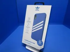 アディダスオリジナルス iPhoneXR ケース ブルー/ホワイト 3ストライプ