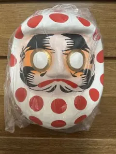 だるま ダルマ 達磨 白 紺 ホワイト ネイビー 日本製 ドット 水玉 レア だるま ダルマ 達磨 白 紺 ホワイト ネイビー 日本製 ドット 水玉 レア