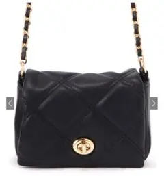 GRL キルティングスクエアチェーンショルダーバッグ