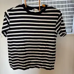 H&M カットソー　ボーダー