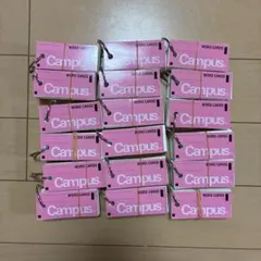 KOKUYO Campus 単語帳 タン-101P ピンク 18冊セットのサムネイル
