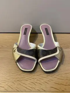 Louis Vuitton クロスストラップミュール