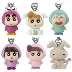 全6種 クレヨンしんちゃん めじるしアクセサリー2 パステルカラー
