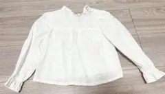 H&M ホワイト　フリルシャツ　1歳半〜2歳向け