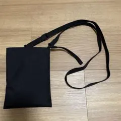 無印良品　ミニサコッシュ ブラック　スマホポーチ　ミニショルダーバッグ