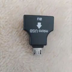 micro USB 変換アダプタ 黒