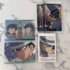 名探偵コナン 場面写クリアカード 黒羽 快斗 中森 青子　怪盗キッド