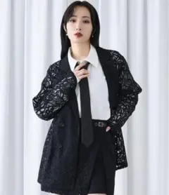 2way アームスリットコードレースジャケット ellnoLoset