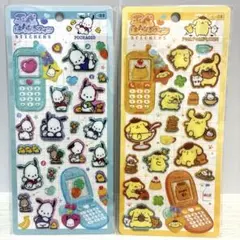 【正規品】　平成はっぴーフォン ポムポムプリン ポチャッコ 2枚セット　サンリオ