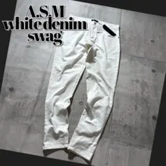 Dead Stock A.S.M white denim pants swagのサムネイル