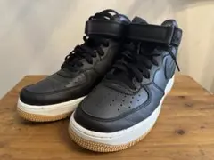 NIKE AIR FORCE 1 MID ブラック ガムソール 26.5cm