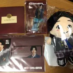 なにわ男子　道枝駿佑　ちびぬい　金田一少年の事件簿　ステッカー　アクスタ