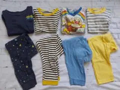 パジャマ　セット　長袖　長ズボン　100㎝　アンパンマン　トイストーリー