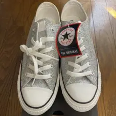 CONVERSE ALLSTAR シルバーグリッター スニーカー25cm⭐︎新品⭐︎