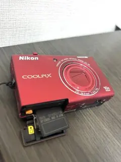Nikon COOLPIX S6200 レッド 動作確認済み 充電器・バッテリー - メルカリ