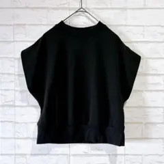EVERY.VERY NICE CLAUP 半袖トップス（F）黒 ドルマン リブのサムネイル