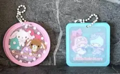 サンリオ　シュガーバニーズ　リトルツインスターズ　チャーム　2点セット