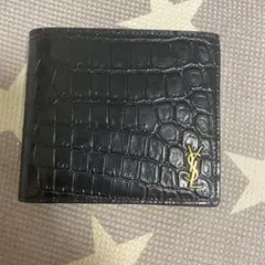 SAINT LAURENT ブラック 二つ折り財布