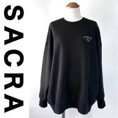 SACRA 2024 定価31900円 LIBERTYロゴ刺繍スウェットシャツのサムネイル