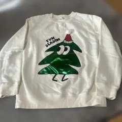 新品　H&M クリスマスツリー トレーナー 135/140