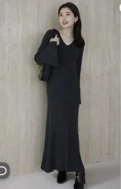 anuans セミマーメイドニットワンピース